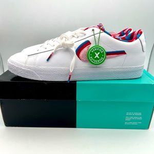 NEW Nike SB Blazer Low GT QS White/Pink Rise-Gym Red